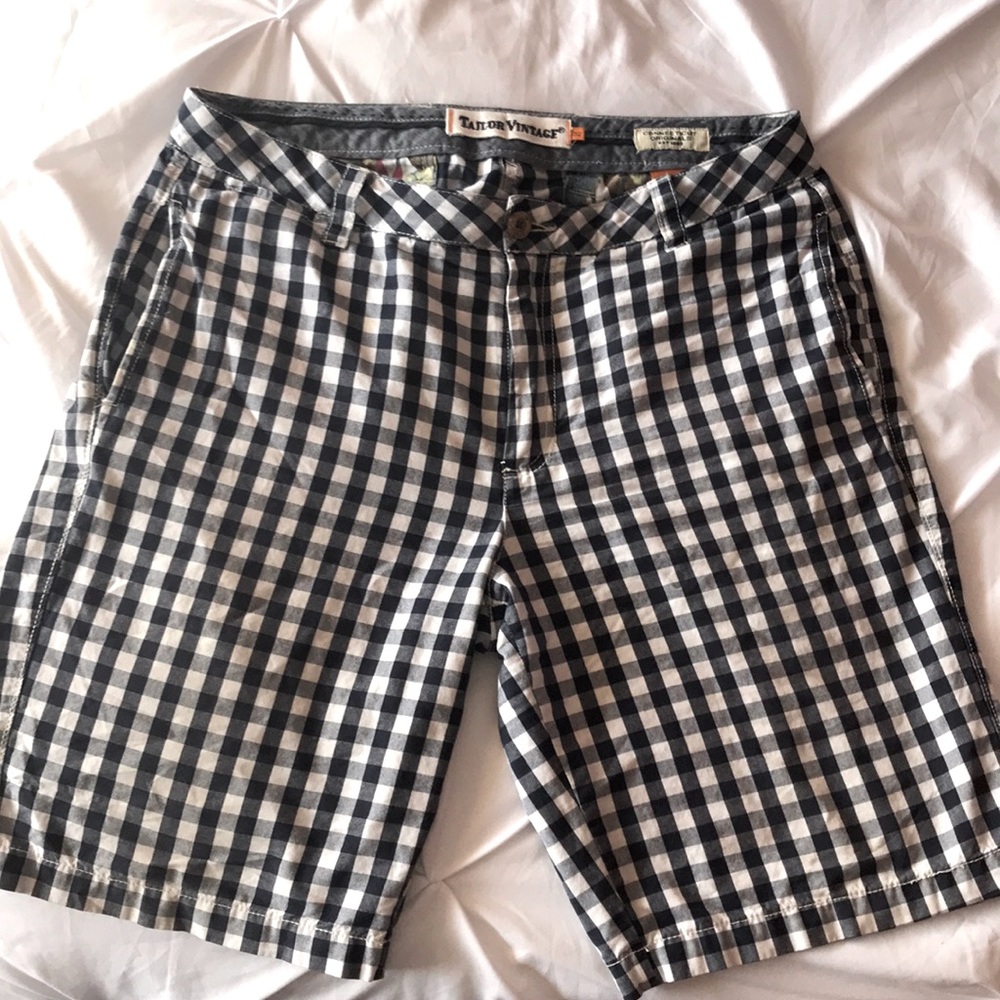Tailor Vintage checkered shorts